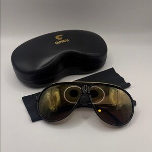 Carrera Black and Gold Men's Glasses